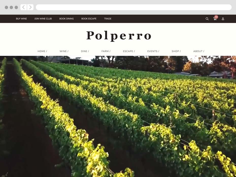 polperro winery website